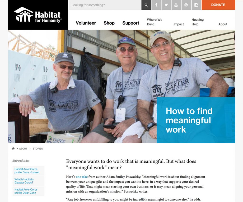 Habitat story content