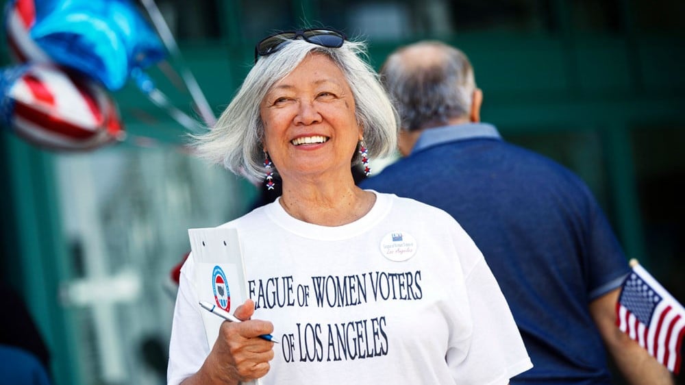 LWV volunteer